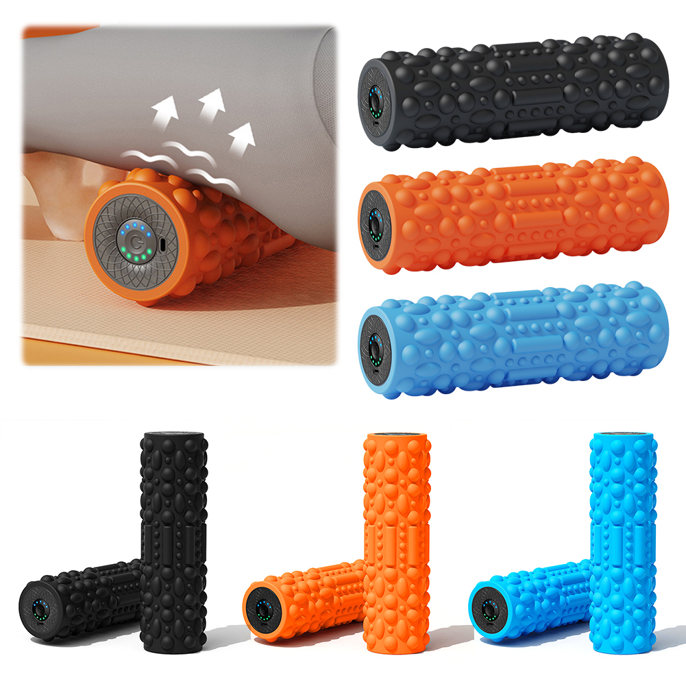 Pilates Yoga Roller - Electric Vibrating Foam Roller Exercise Roller