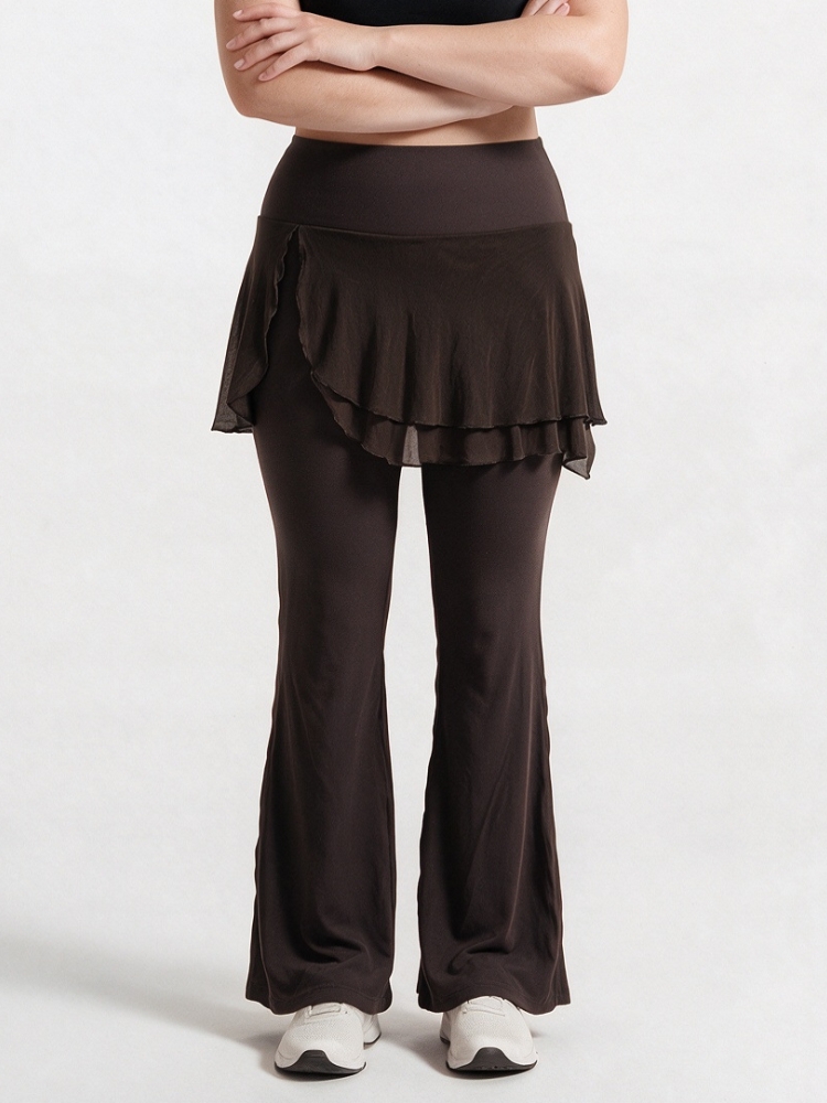 Pilates In Yoga Pants - Plus Size Soft Motion Straight Leg