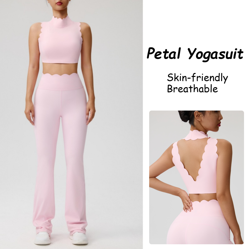 Pilates In Yoga Pants - Women Yoga Sets Shockproof Bras&High Waist