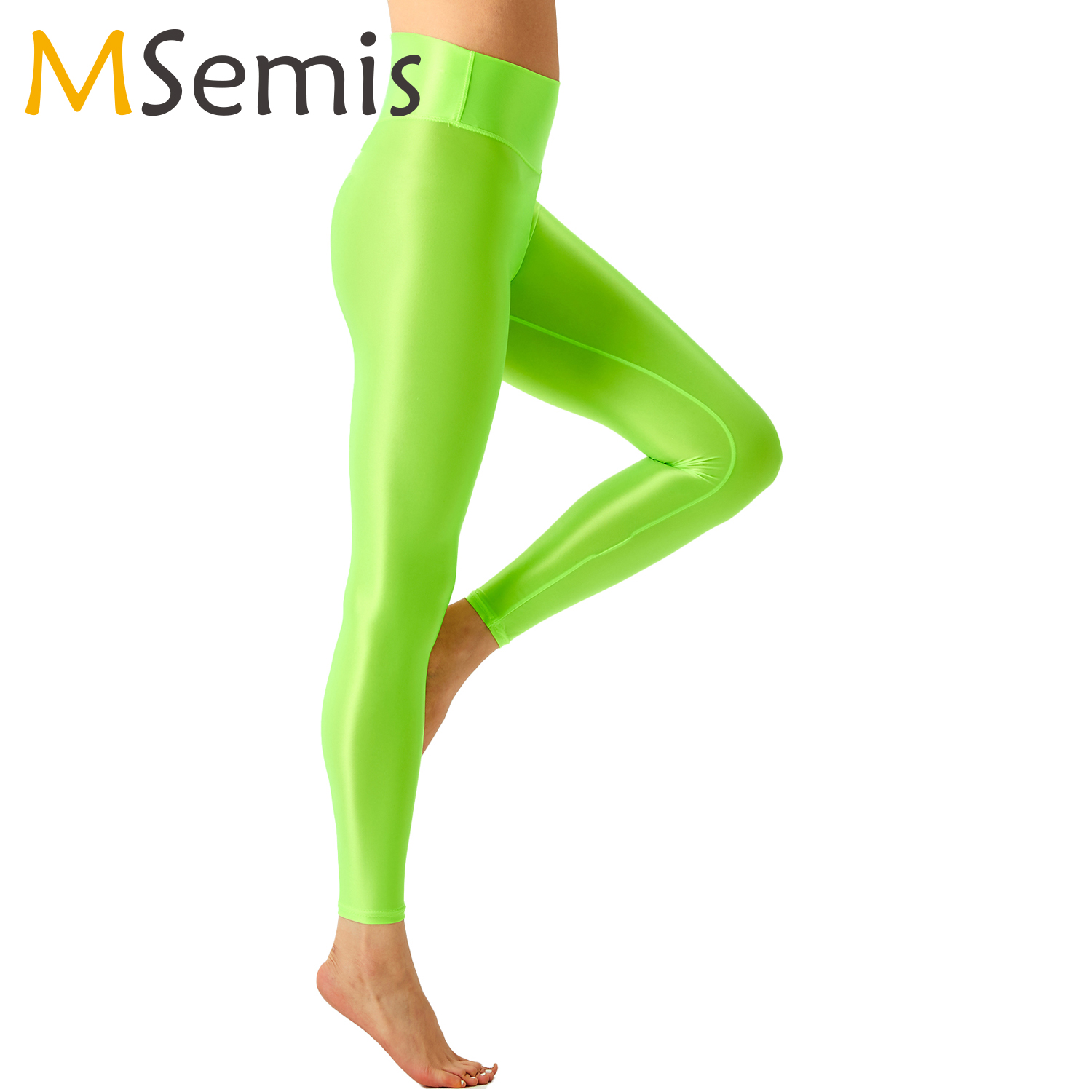 Women Glossy Ballet Leggings E - Pilates In Yoga Pants review and price