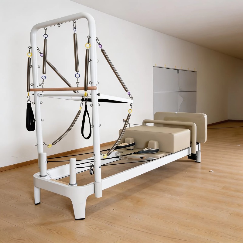 White Pilates Reformer Bed Cor - Pilates Yoga Loft review and price