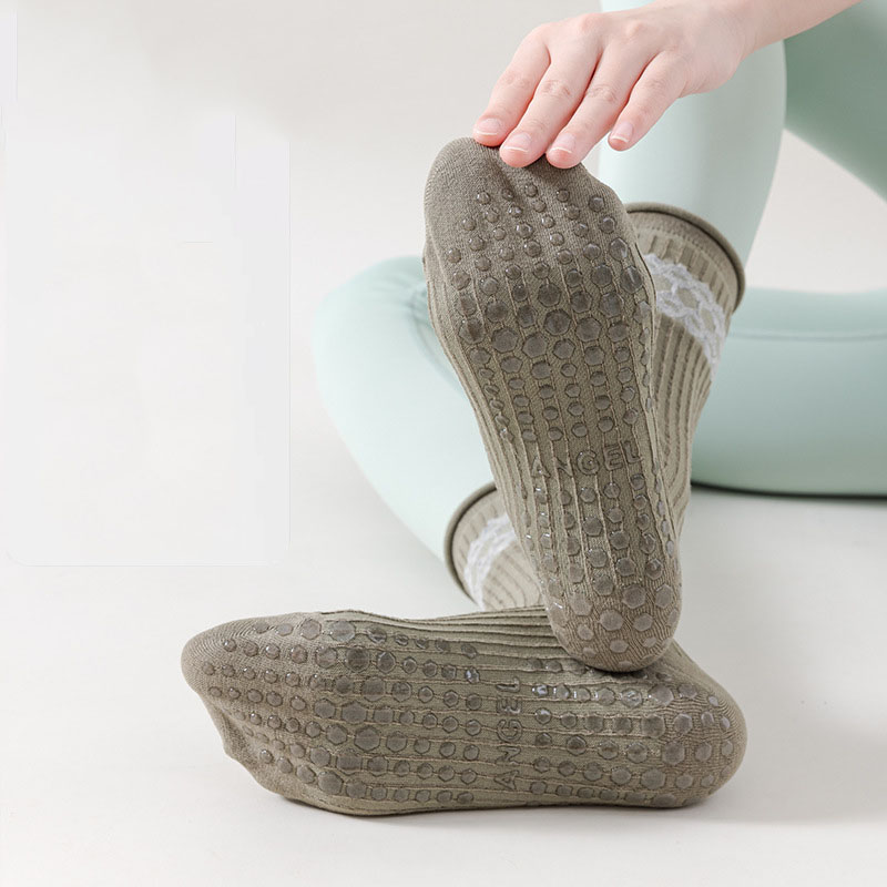 Yoga Socks Women Cotton Roll-e - Medias Para Pilates Y Yoga review and price