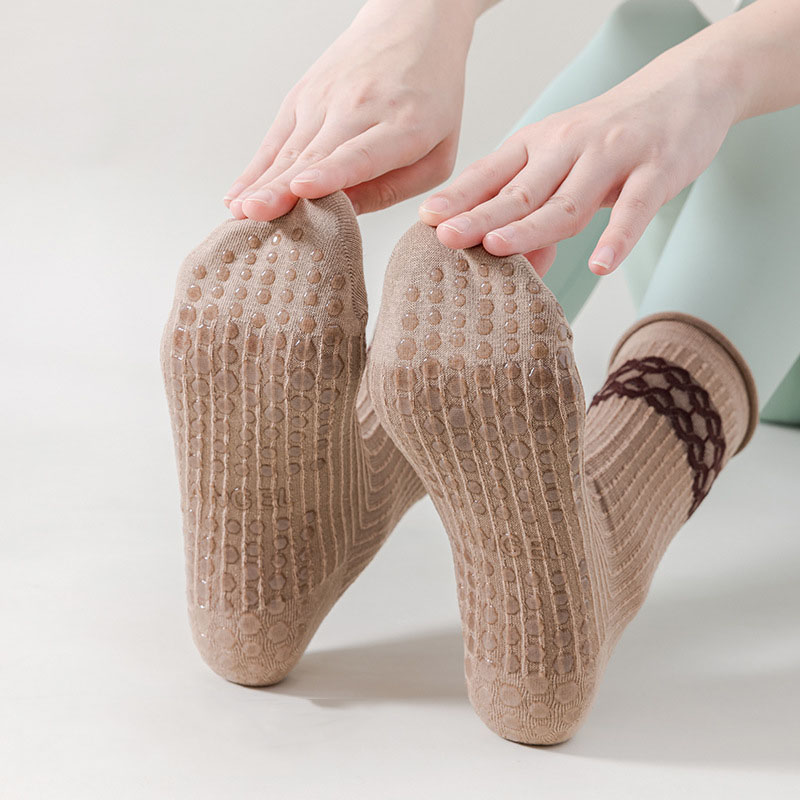 Yoga Socks Women Cotton Roll-e - Medias Para Pilates Y Yoga review and price