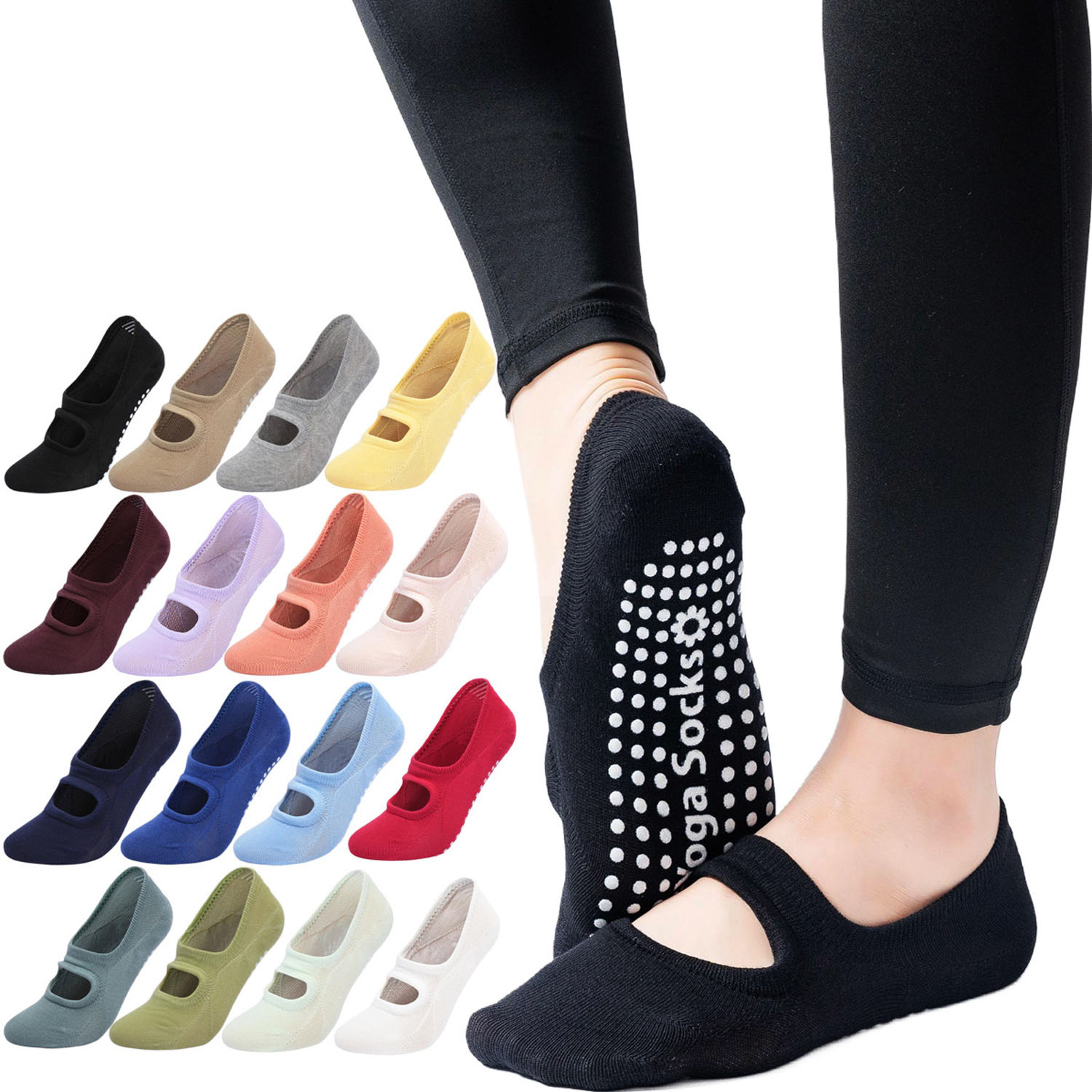 High Quality Women Yoga Socks  - Pilates Yoga Grip Socks review and price