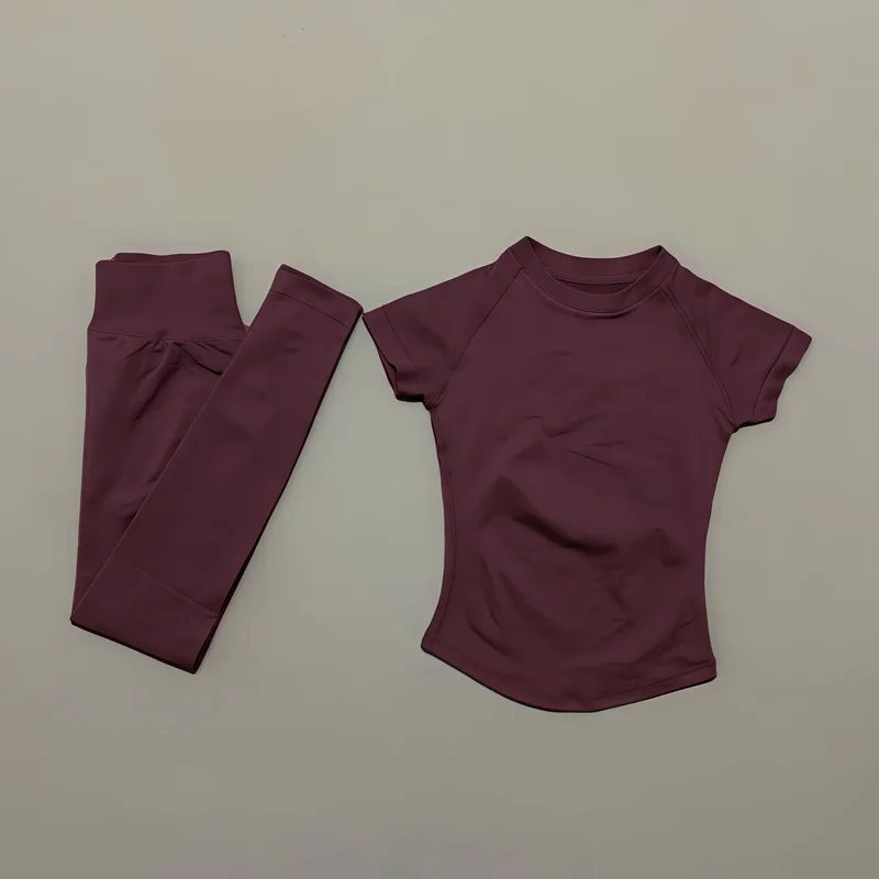 2Piece Gym Set Women Raglan Sh - Pilates In Yoga Pants review and price