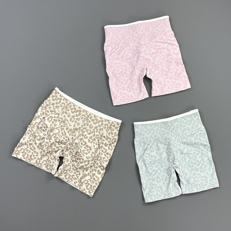HISTELLO Gym Shorts Leopard Pr - Pilates In Yoga Pants review and price
