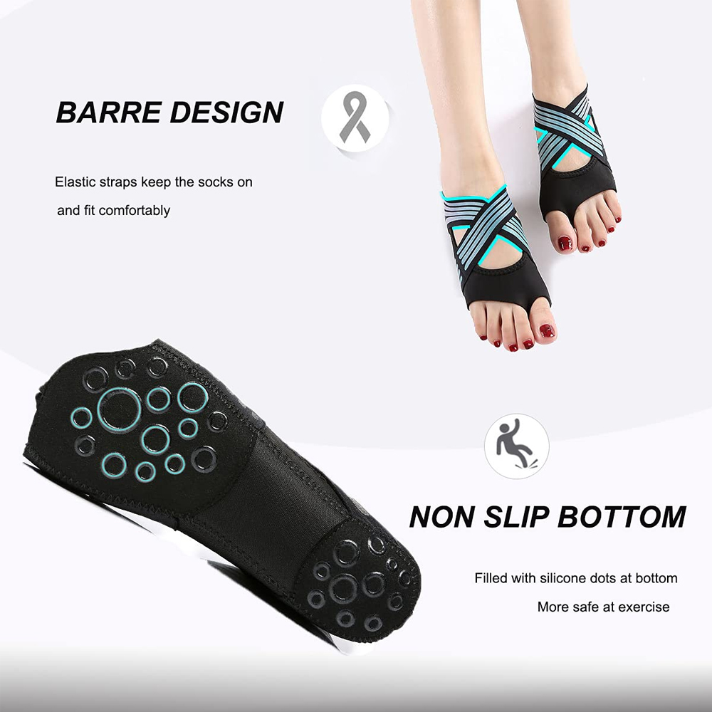 1Pair Women Non-Slip Toeless G - Pilates Yoga Roller review and price