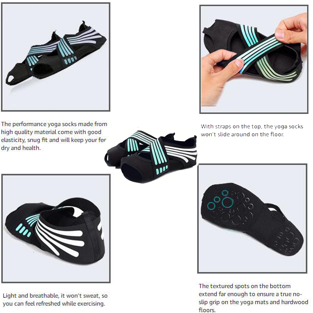 1Pair Women Non-Slip Toeless G - Pilates Yoga Roller review and price
