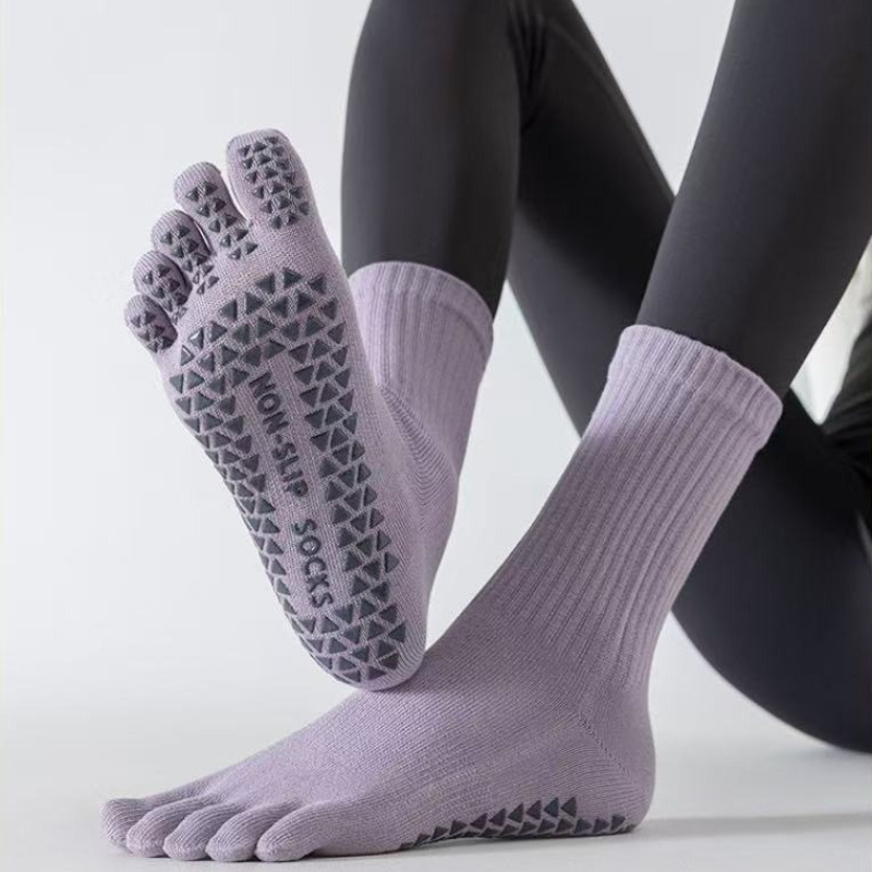 Unisex Five‑Toe Yoga Socks Mid - Medias Para Pilates Y Yoga review and price