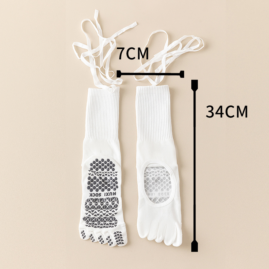 Women's Lace-Up Grip Yoga Sock - Pilates Yoga Grip Socks review and price