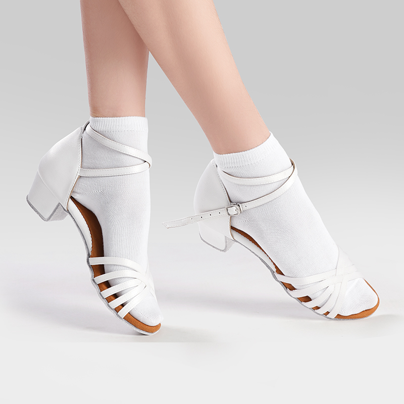 Girls Women Latin Socks White  - Medias Para Pilates Y Yoga review and price